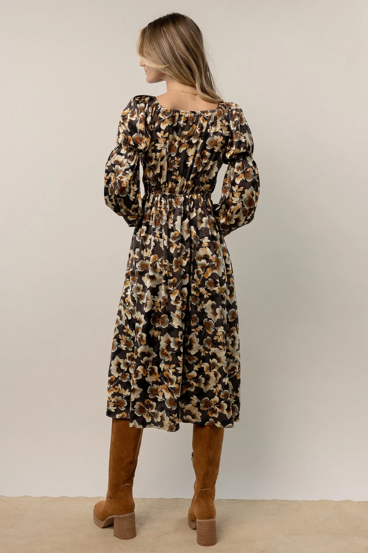 Brinley Floral Midi Dress - Image 4