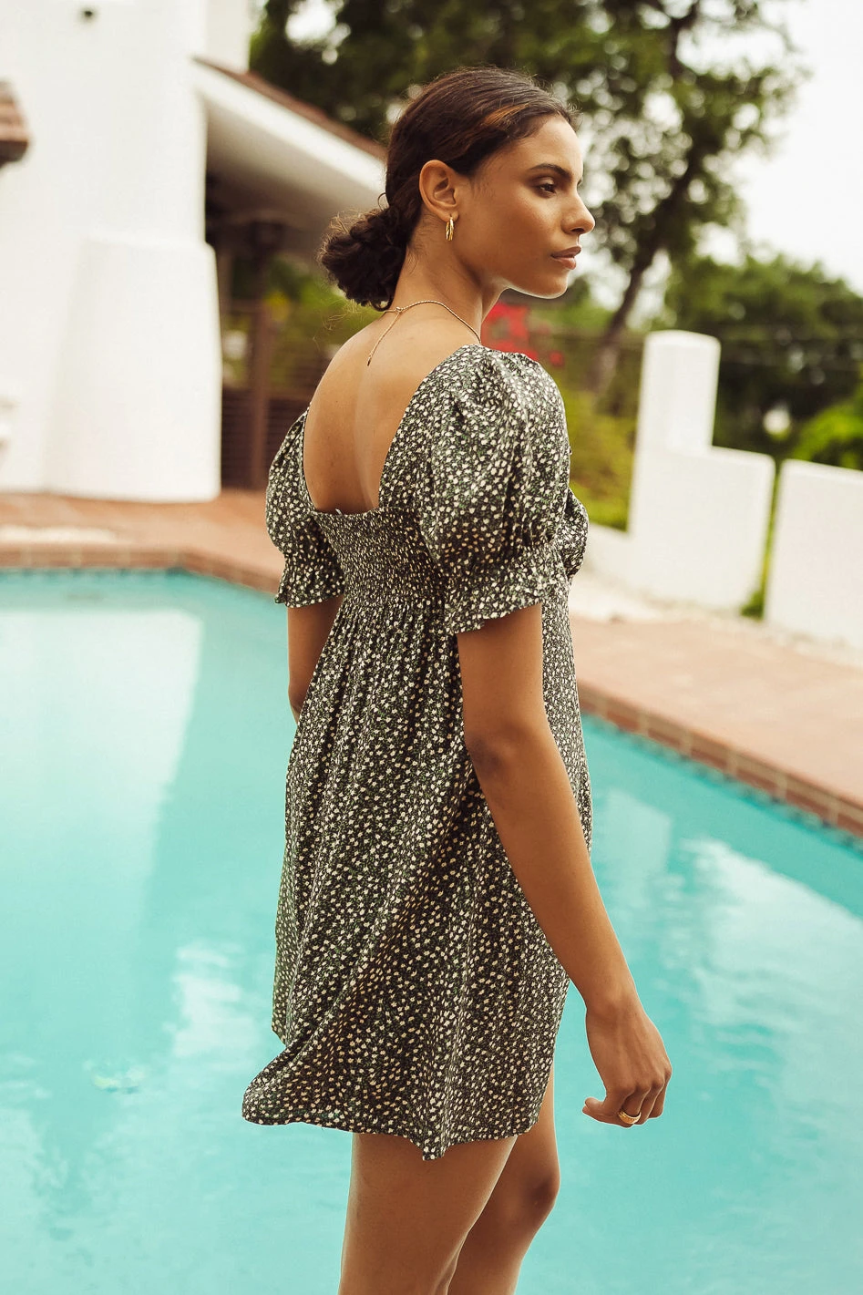 Jovie Floral Mini Dress - Image 3