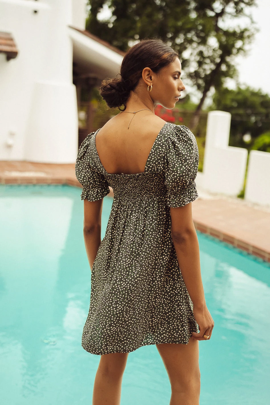 Jovie Floral Mini Dress - Image 5