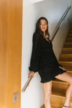 Adia Mini Dress In Black - FINAL SALE