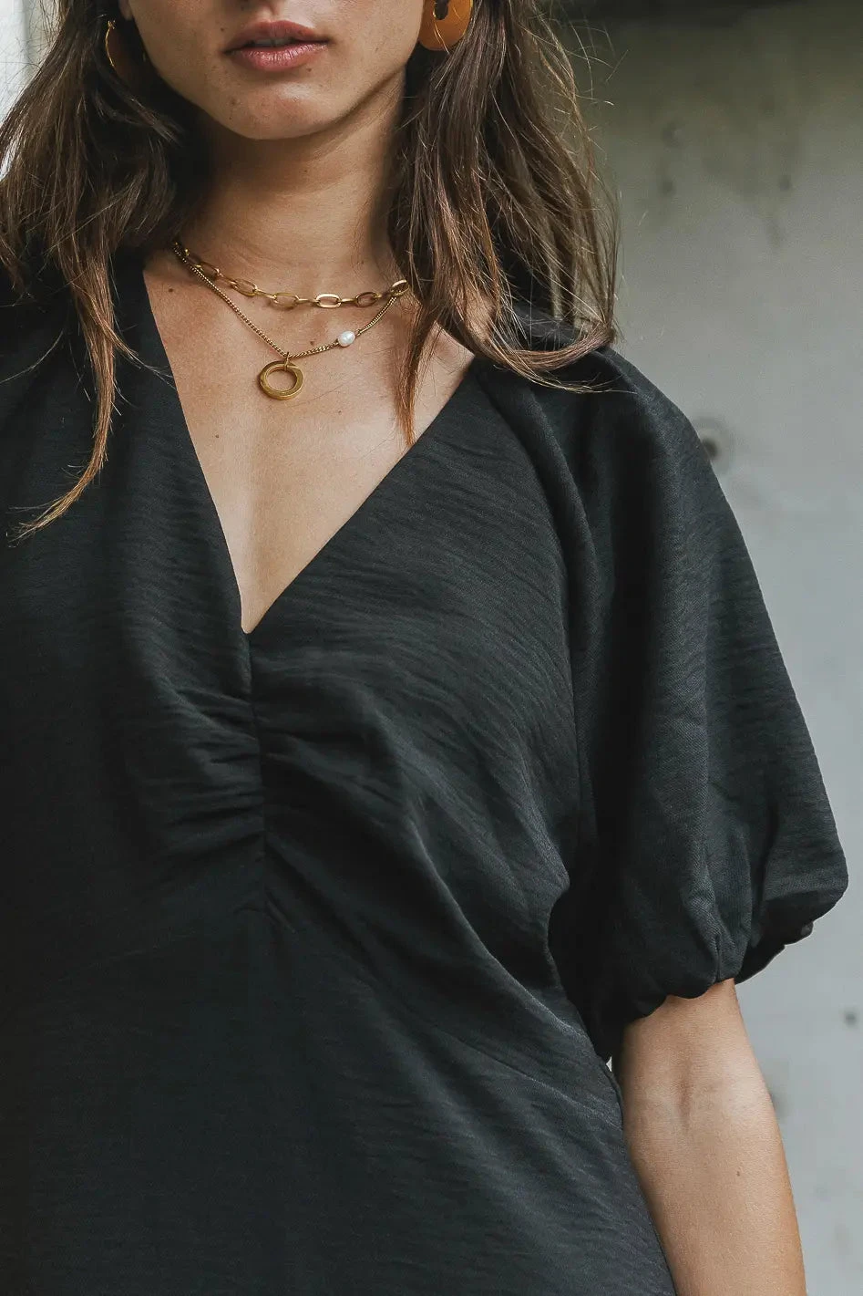 Maeve Midi Dress In Black - Image 2