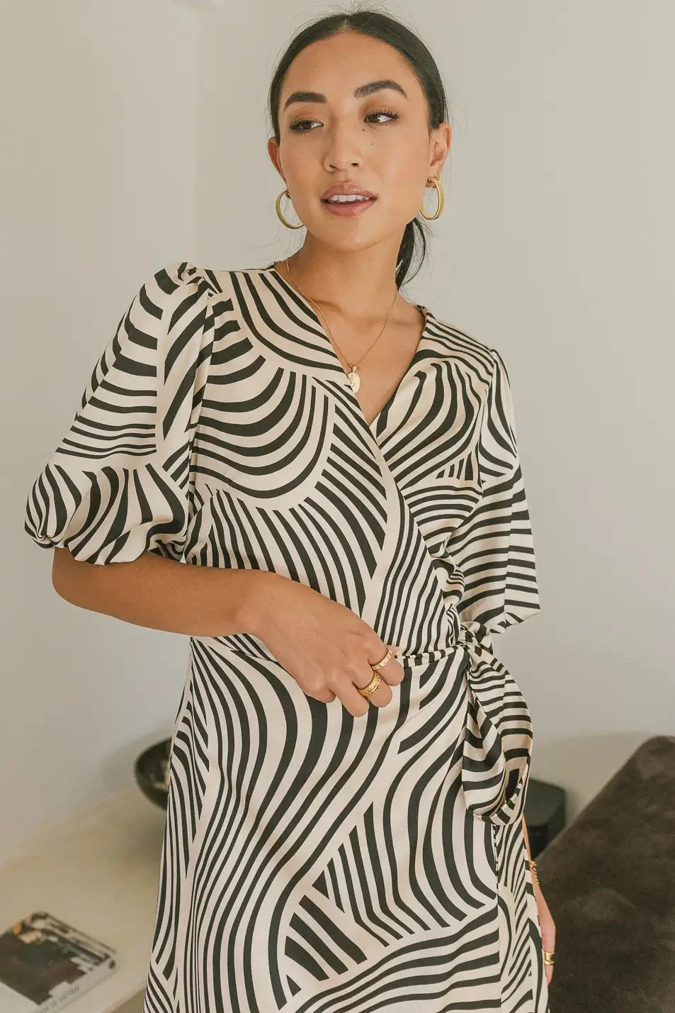 Michaela Printed Dress - Image 5