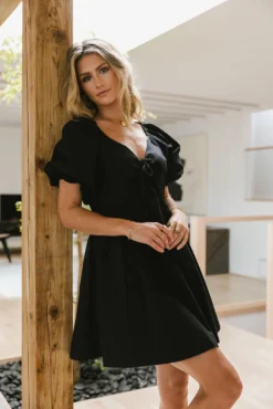 Arlette Puff Sleeve Dress