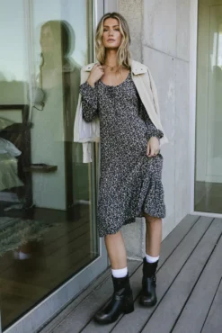 Verona Floral Midi Dress