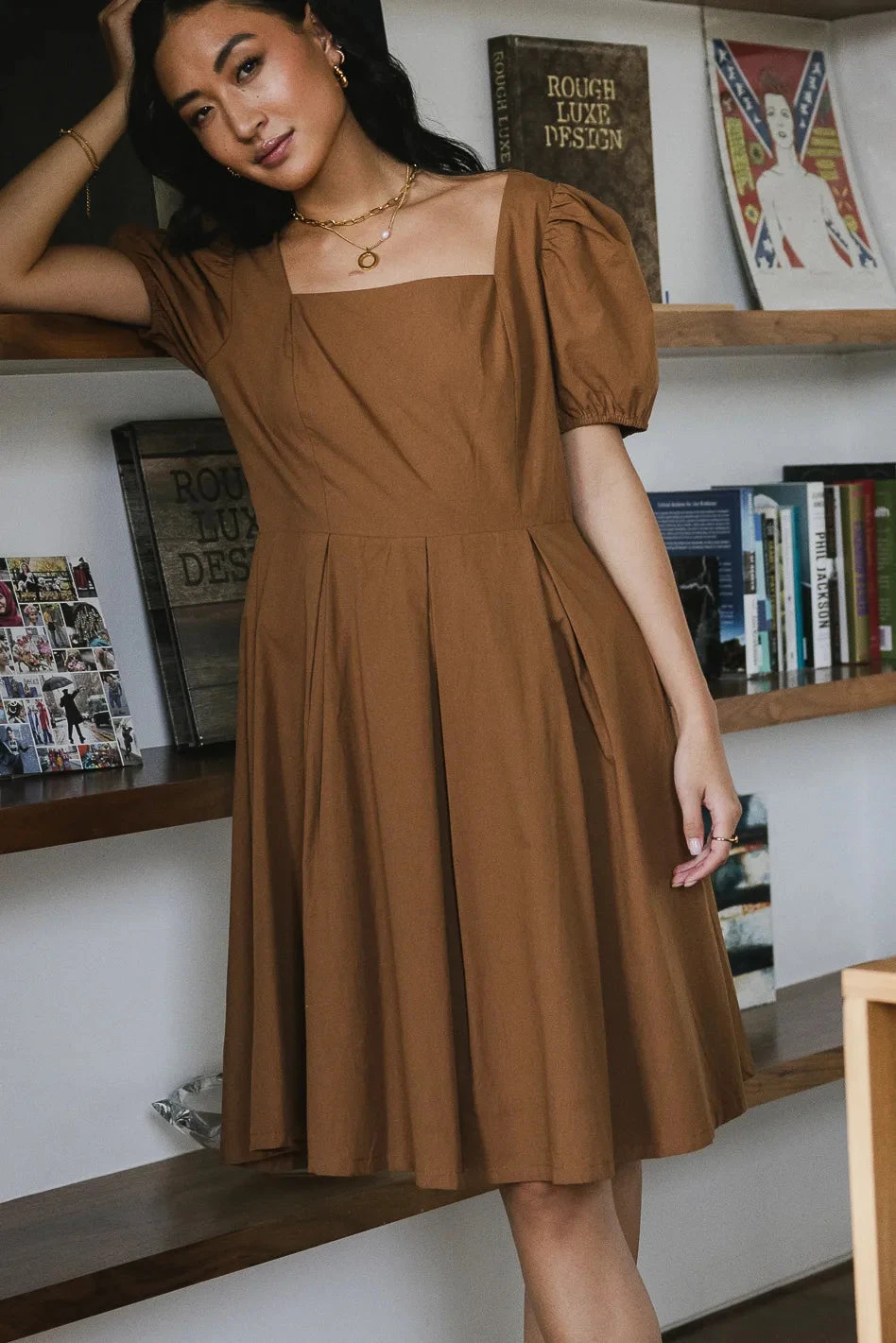 Florence Puff Sleeve Dress - FINAL SALE - Image 5