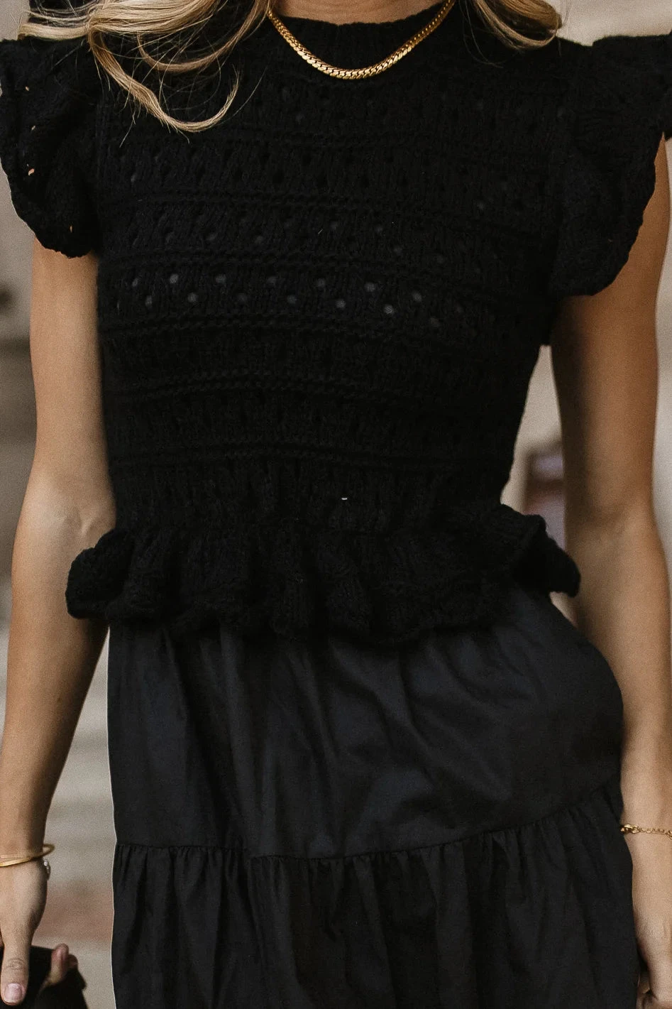 Carey Maxi Dress In Black - Image 4