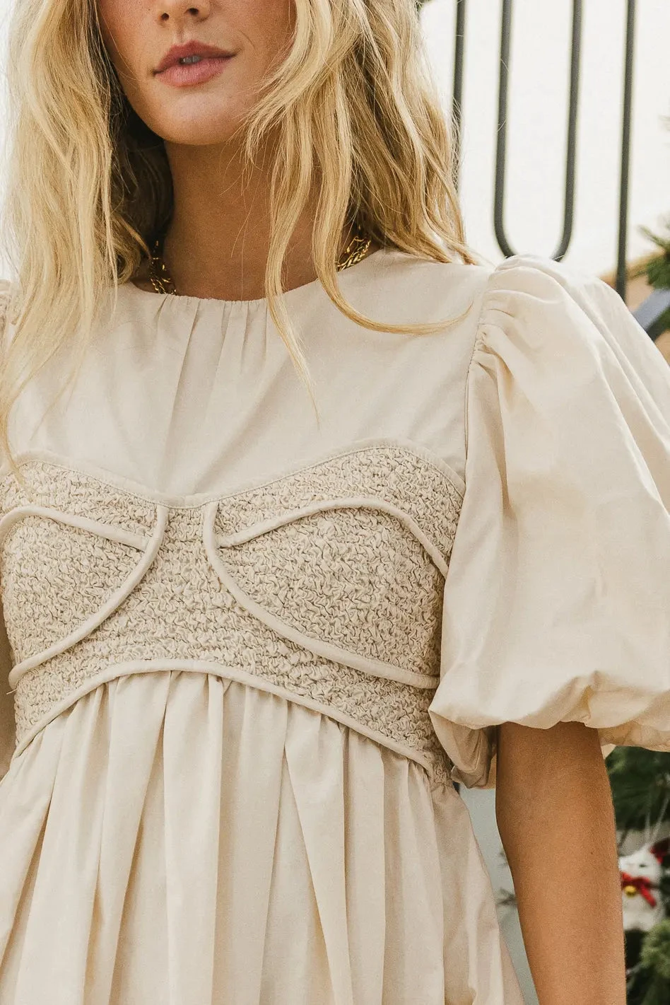 Claire Maxi Dress In Cream - Image 3