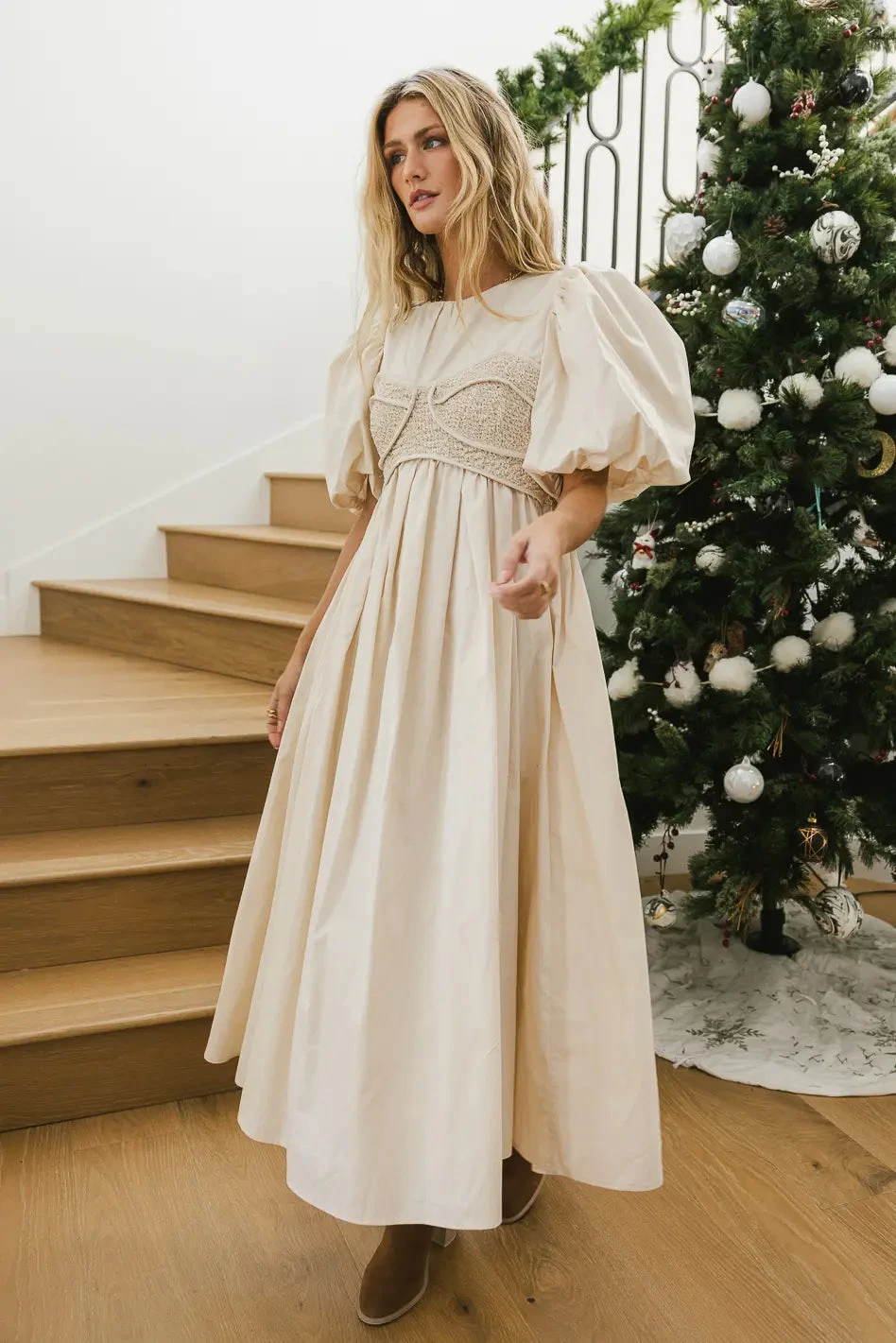 Claire Maxi Dress In Cream
