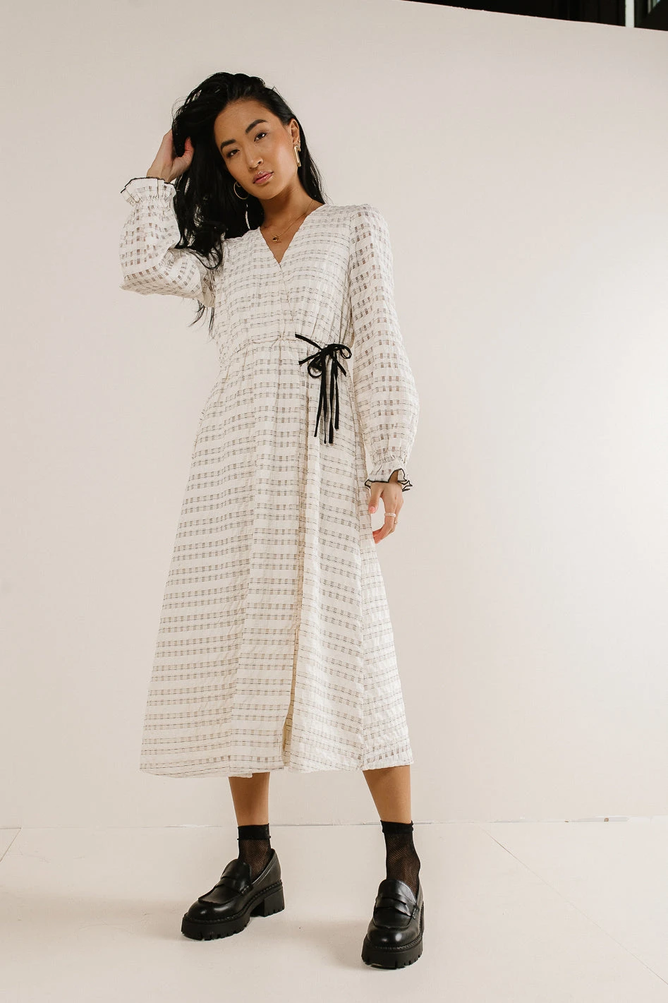 Kelly Textured Midi Dress - Image 2