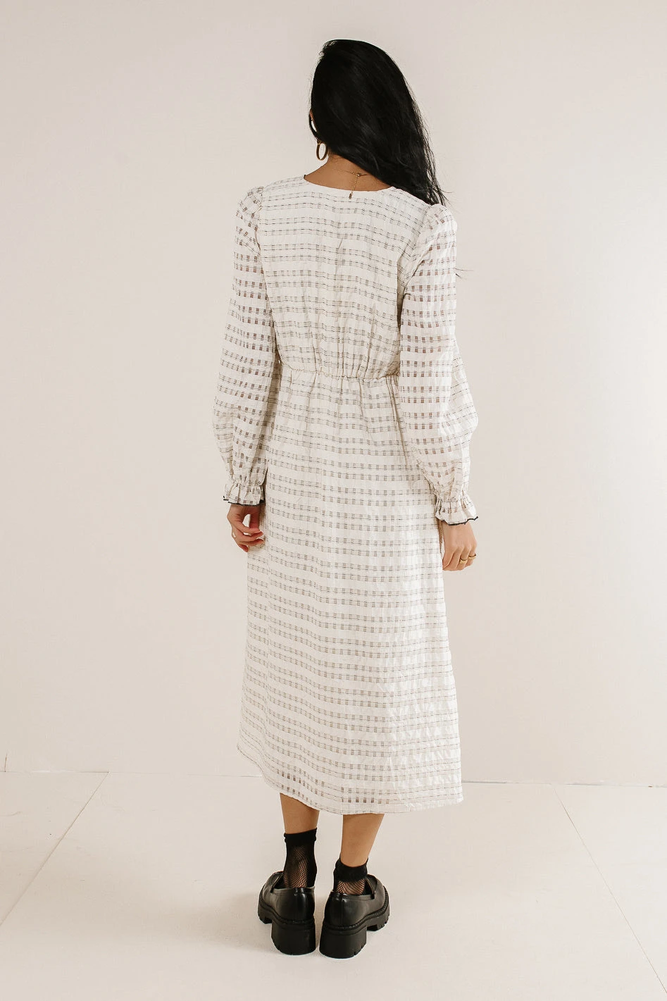 Kelly Textured Midi Dress - Image 5