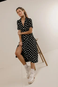 Vikki Polka Dot Dress