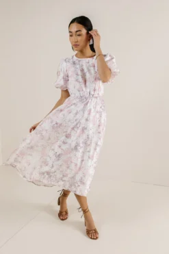 Pretty In Pink Midi Dress