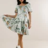 Mariko Smocked Floral Dress