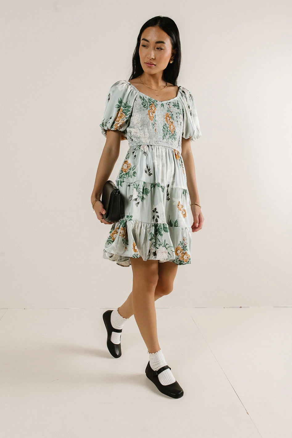 Mariko Smocked Floral Dress - Image 3
