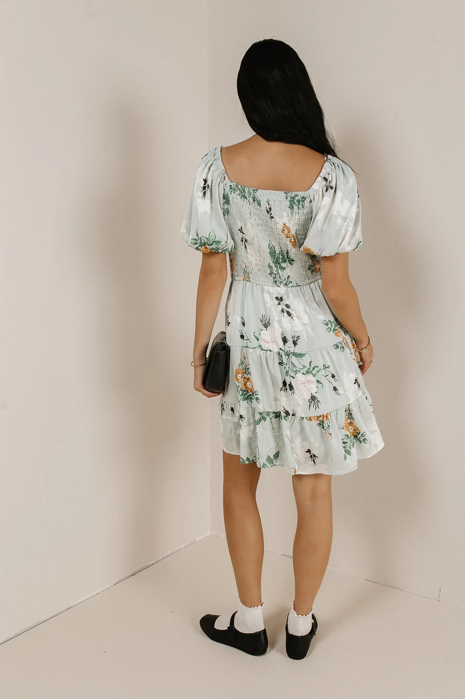 Mariko Smocked Floral Dress - Image 5