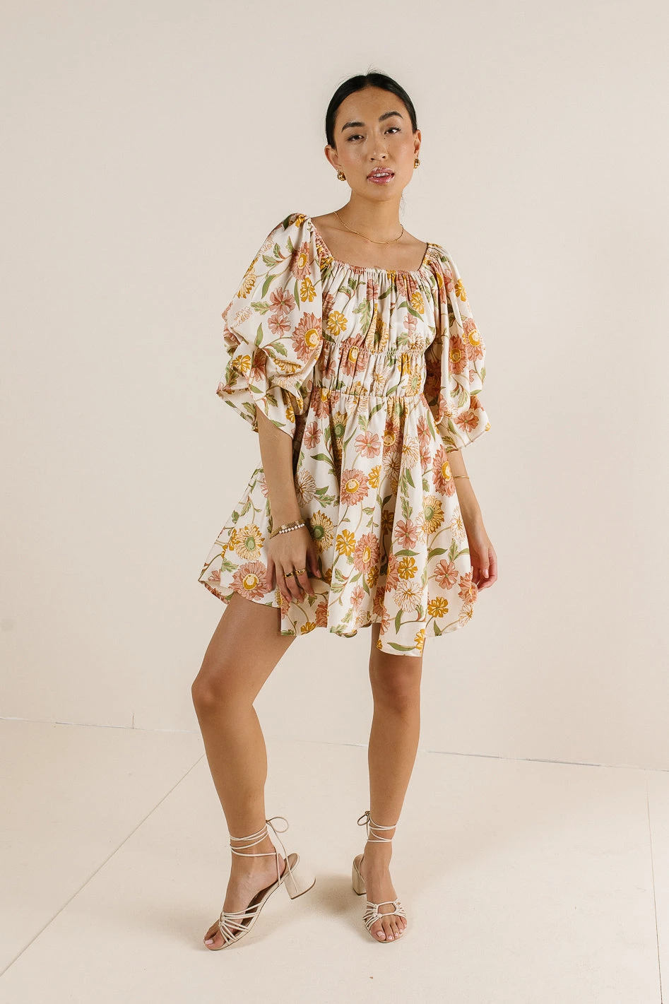 Mariella Floral Mini Dress - Image 3