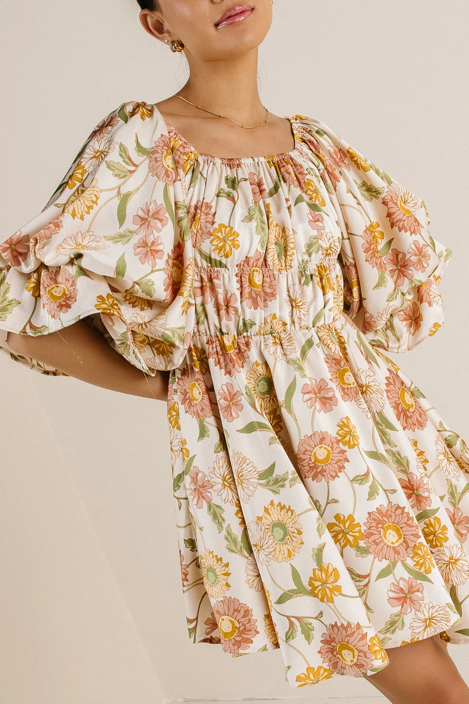 Mariella Floral Mini Dress