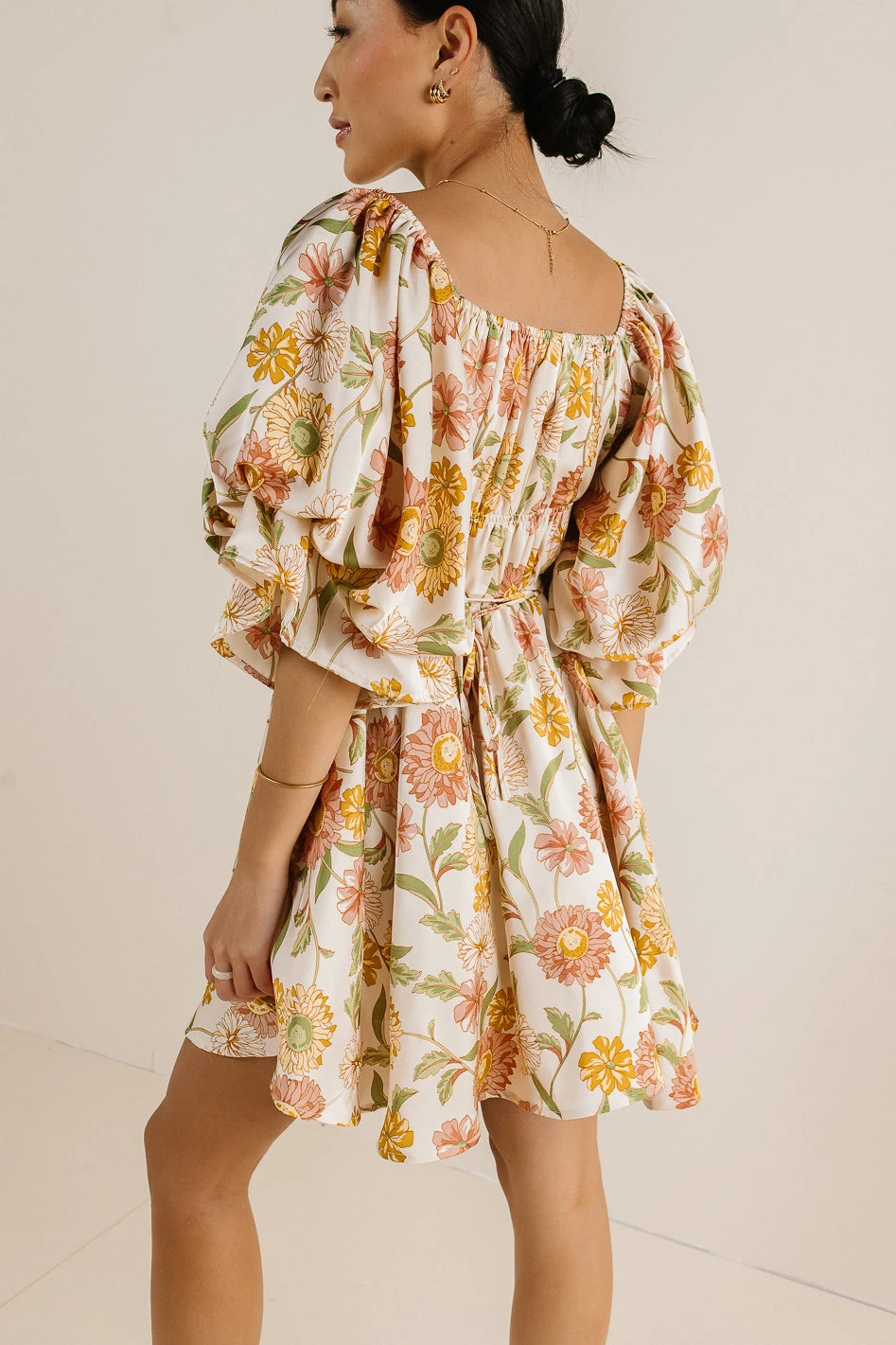 Mariella Floral Mini Dress - Image 4