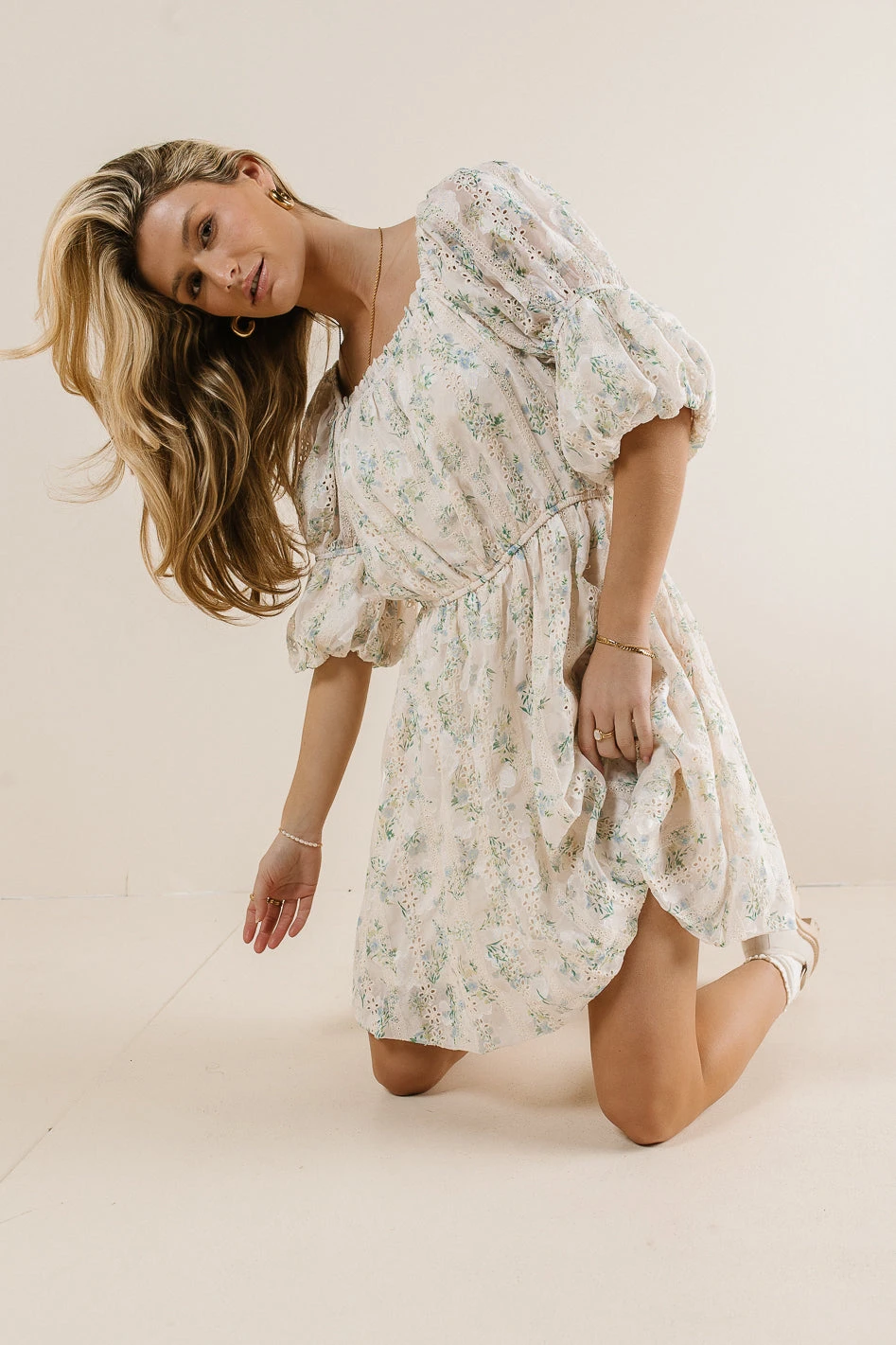 Dora Eyelet Lace Dress - Image 2