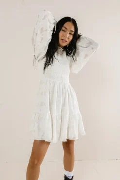 Vallie Smocked Mini Dress