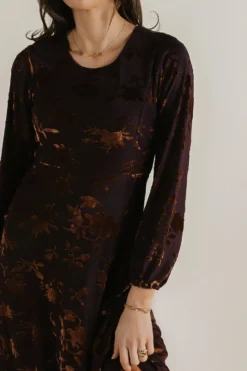 Jane Velvet Midi Dress