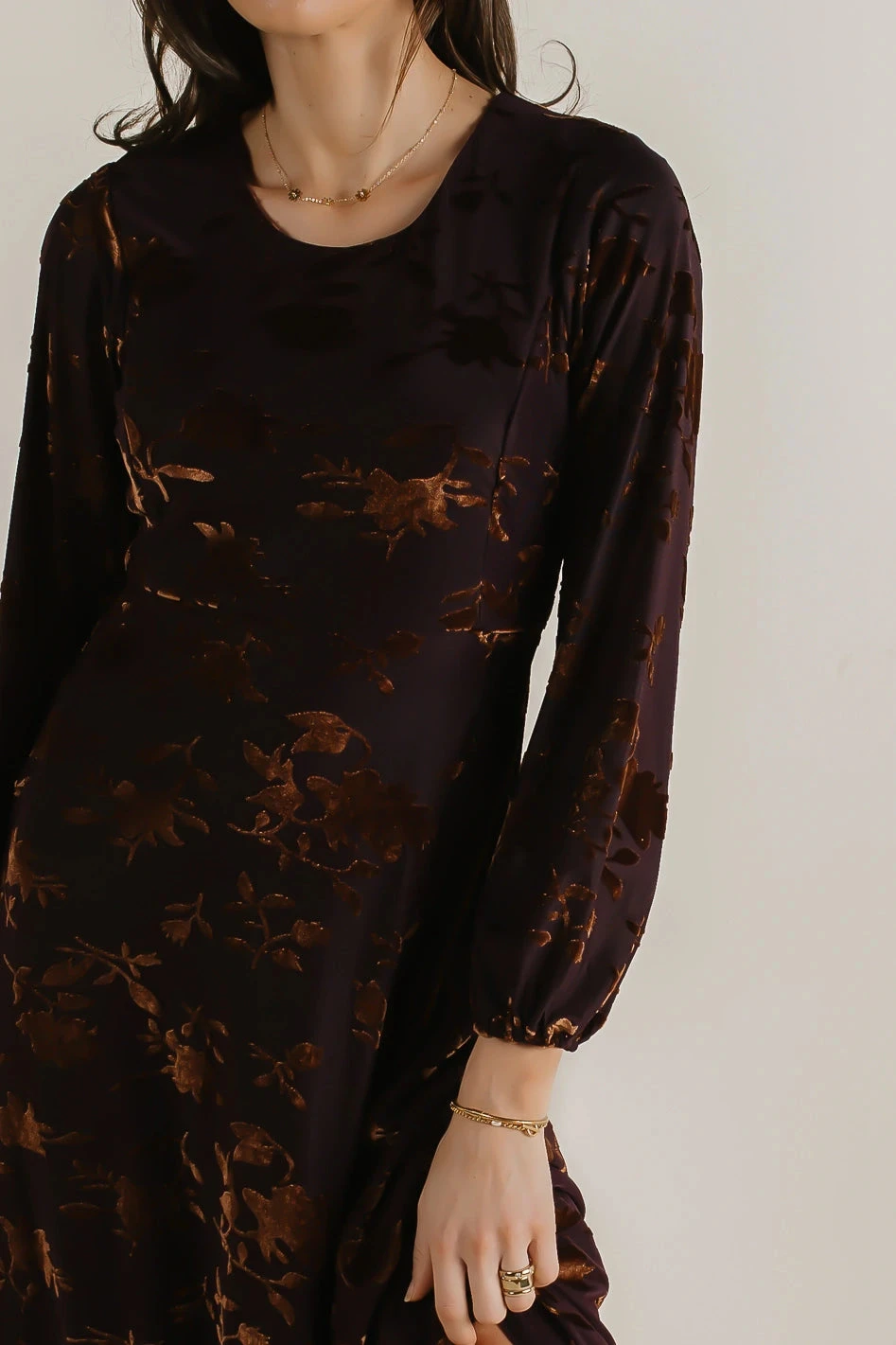 Jane Velvet Midi Dress