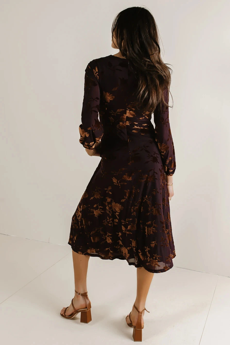 Jane Velvet Midi Dress - Image 4