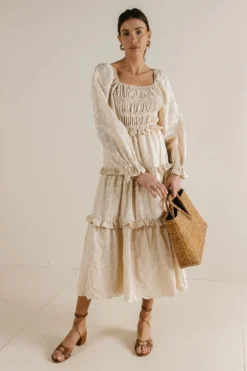 Forever And Always Embroidered Dress