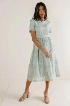 Leon Floral Lace Dress