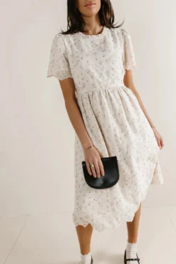 Rise And Shine Embroidered Dress