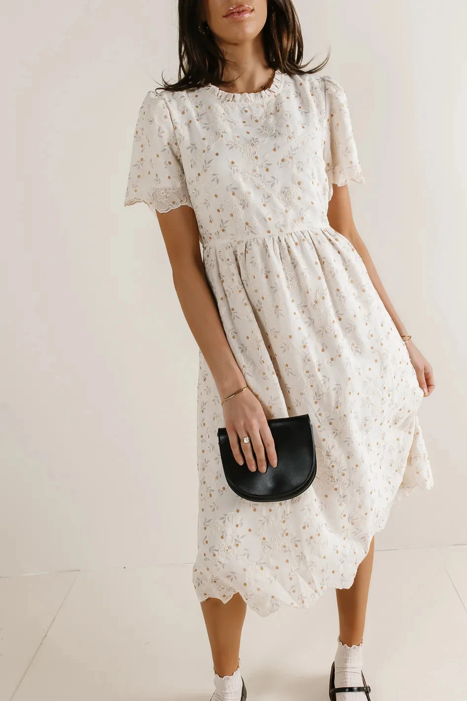 Rise And Shine Embroidered Dress