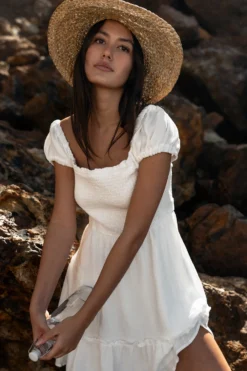 Janeia Textured Mini Dress