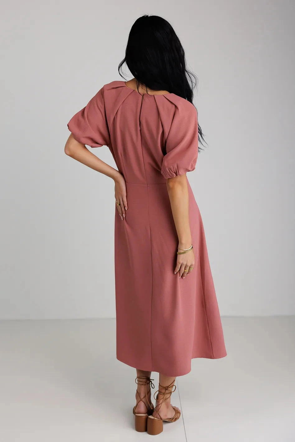 Maeve Midi Dress In Mauve - Image 5