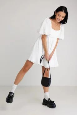 Ryann Mini Dress In White