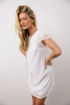 Stormi Mini Dress In White