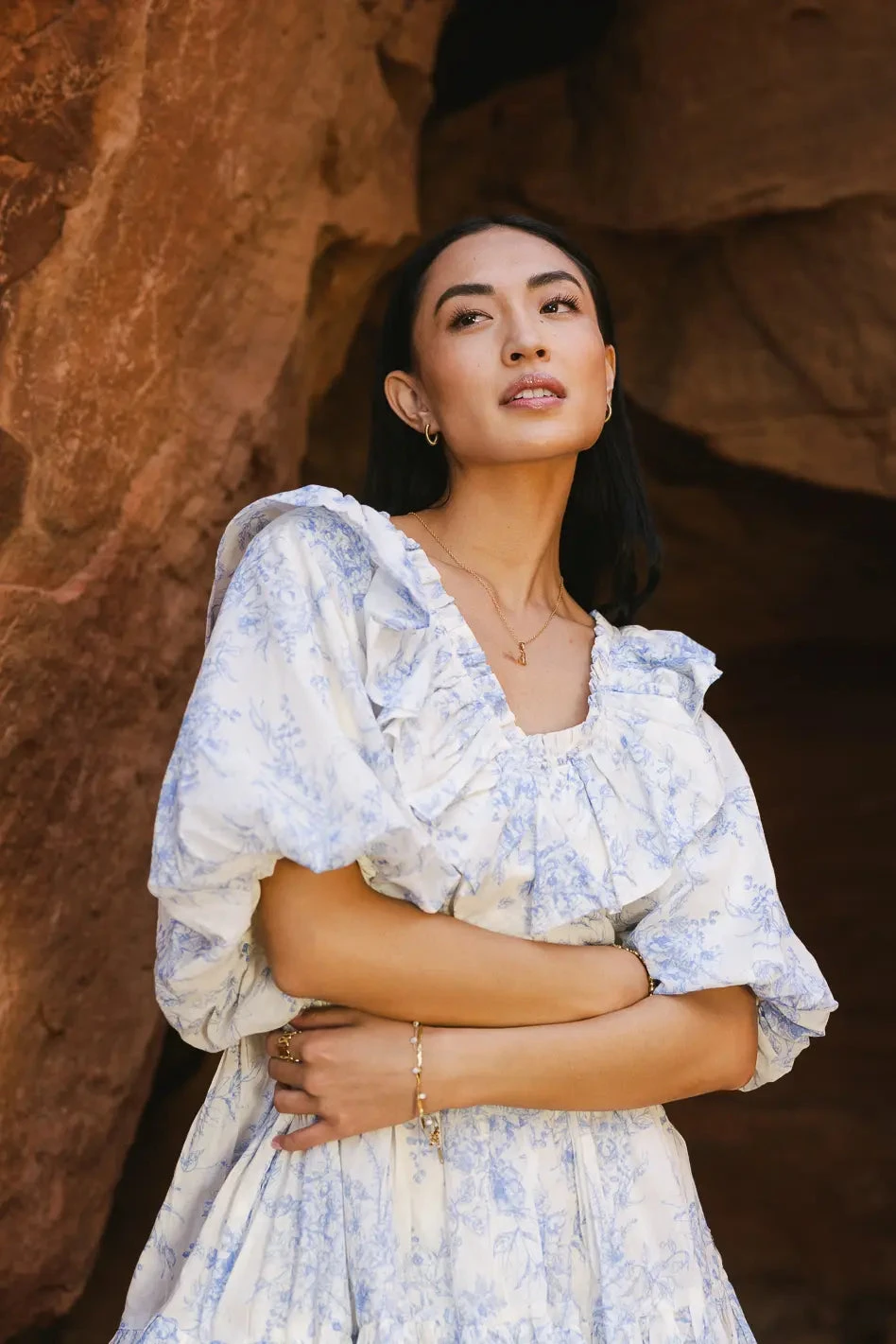 Nellie Floral Mini Dress - Image 3