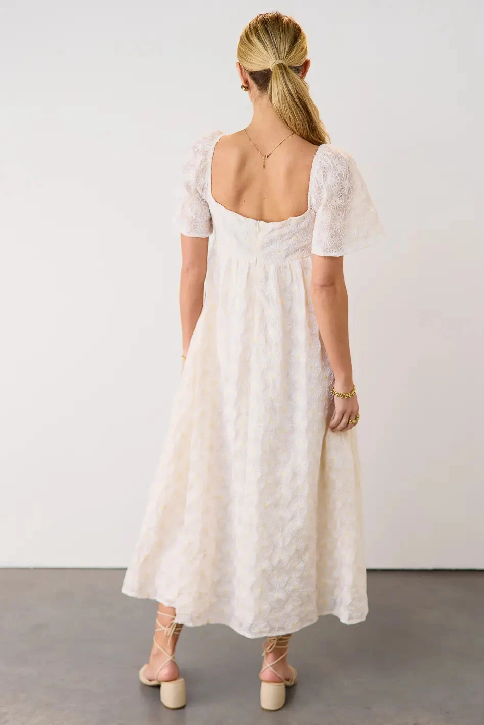 Natalia Floral Embroidered Dress - Image 2