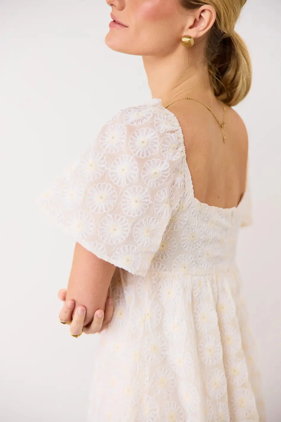 Natalia Floral Embroidered Dress - Image 3