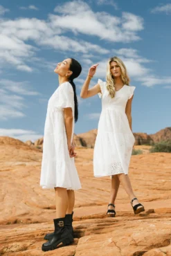 Allison Embroidered Dress