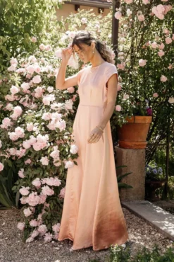 Lucille Maxi Dress In Rose - FINAL SALE